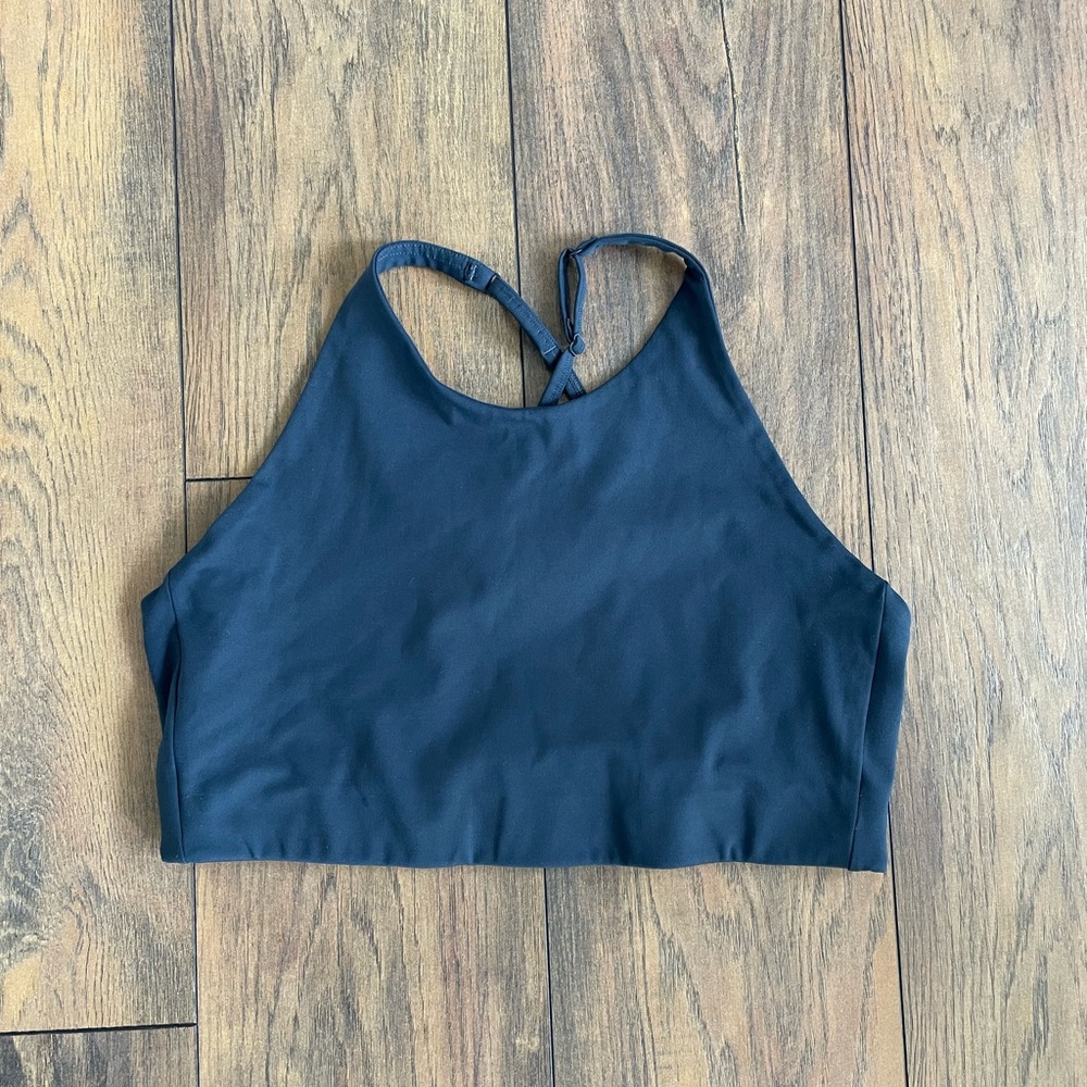 Girlfriend Collective Deep Blue Navy Sports Bra